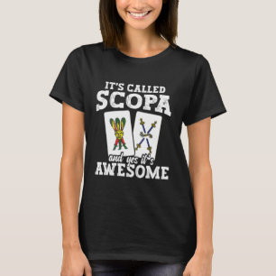 T-shirt Joueur de cartes de jeu italien enthousiaste Incro