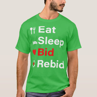 T-shirt Joueur de cartes dupliqué de soumission de pont de