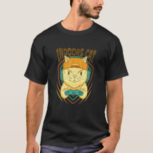 T-shirt Joueur de chat d'intérieur
