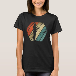 T-shirt Joueur de clarinette rétro vintage vieilles écoles