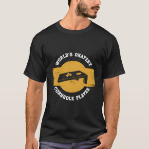 T-shirt Joueur de Cornhole Moyennement Doué du Monde Cornh