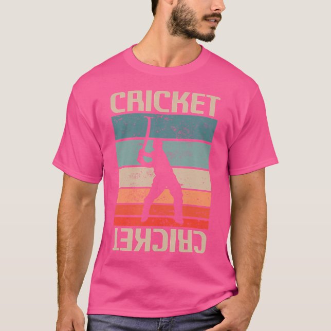 T-shirt Joueur de cricket (Devant)
