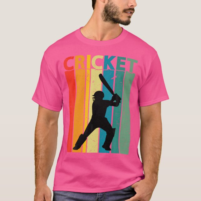 T-shirt Joueur de cricket (Devant)