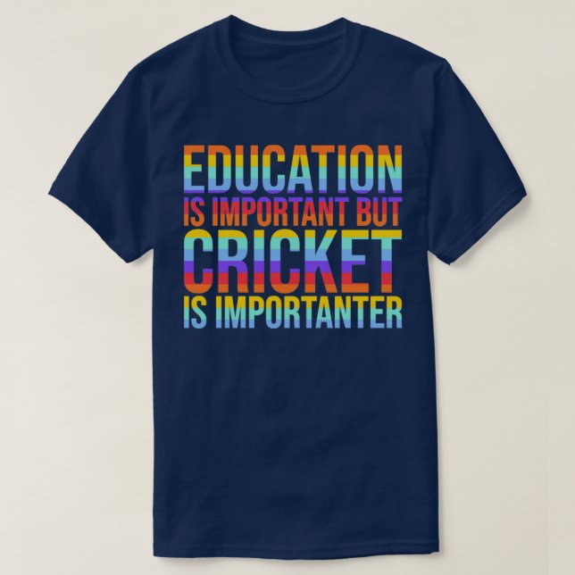 T-shirt Joueur de cricket11 (Design devant)
