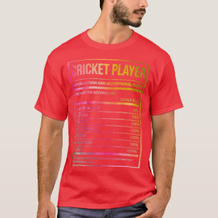 T-shirt Joueur de cricket19