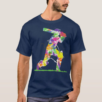 T-shirt Joueur de cricket8