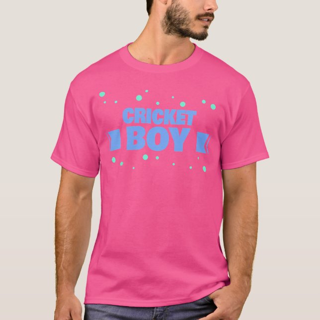 T-shirt Joueur de cricket Garçon (Devant)