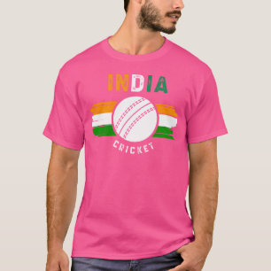 T-shirt Joueur de cricket indien Équipe Fans de cricket In