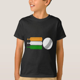 T-shirt Joueur de cricket indien Ll Équipe de cricket du d