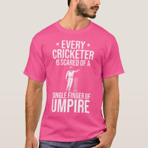 T-shirt Joueur de cricket Match Joueur de cricket Bowler