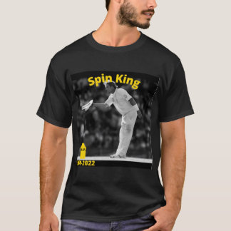 T-shirt Joueur de cricket Shane Warne - Spin King Active