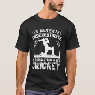 T-shirt Joueur de cricket sportif indien