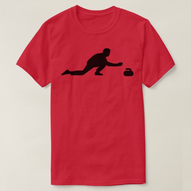 T-shirt Joueur de curling 14 (Design devant)