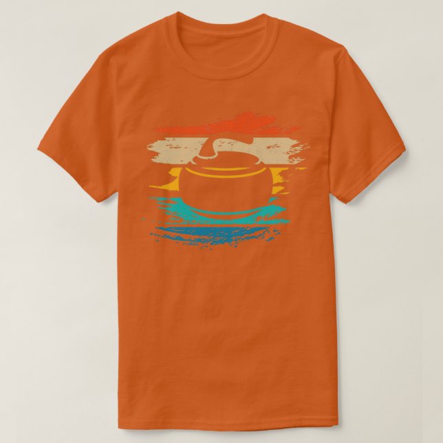 T-shirt Joueur de curling de curling (Design devant)