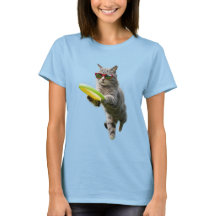 Joueur de Disc Golf Tabby Mignon