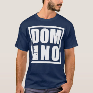 T-shirt Joueur de Domino Jeu de Dominos Dominos Jeu garçon