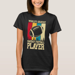 T-shirt Joueur de Fantasy Football Moyennement Talentueux 