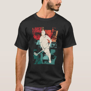 T-shirt Joueur de Flotball Vintage Flotteur Unihockey