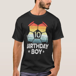 T-shirt Joueur de football 10 ans 10e anniversaire garçon