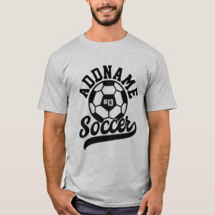 T-shirt Joueur de football AJOUTER LE NOM Équipe de footba