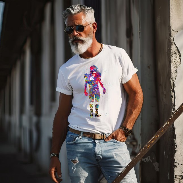 T-shirt Joueur de football américain (Créateur téléchargé)