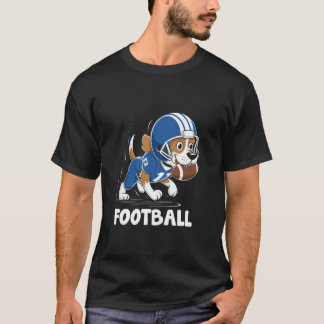 T-shirt Joueur de football américain Beagle Sports Athlète