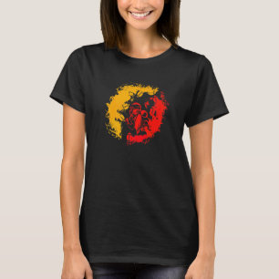 T-shirt Joueur de football américain de fantasy Sport Coul