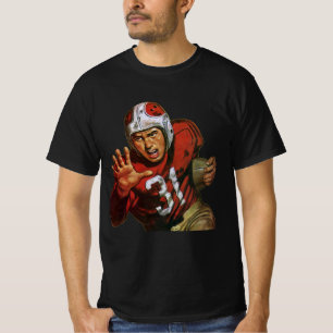 T-shirt Joueur de football américain vintage arrière coura