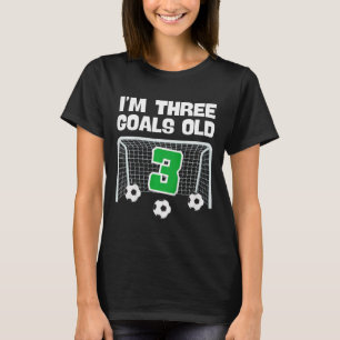 T-shirt Joueur de football de 3 ans pour le 3ème anniversa