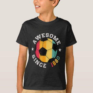 T-shirt Joueur de football de anniversaire 66 ans Incroyab