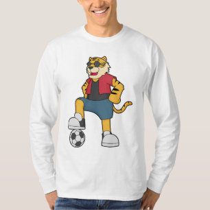 T-shirt Joueur de football de Tiger