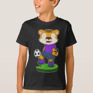 T-shirt Joueur de football de Tiger
