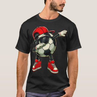 T-shirt Joueur de football drôle qui fait des dab