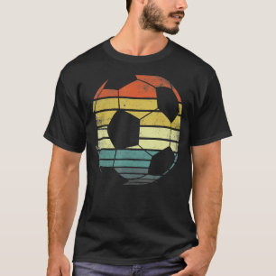 T-shirt Joueur de football Funny Ball Retro Vintage