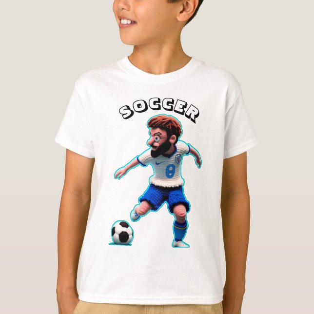 T-shirt Joueur de football Jouet (Devant)