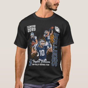 T-shirt Joueur de Football Senior Collage de Photos Person