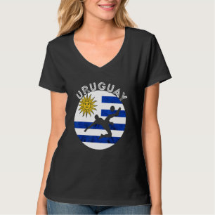 T-shirt Joueur de football uruguayen Fierté uruguayenne Dr