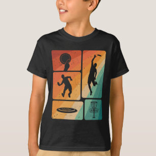 T-shirt Joueur de golf à disque drôle Cool Flying Disk Spo