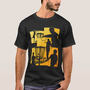 T-shirt Joueur de golf à disque drôle Disque volant cool S