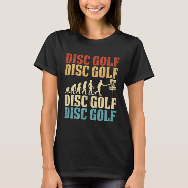 T-shirt Joueur de golf à disque rétro Golfeur amateur de g (Devant)