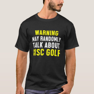T-shirt Joueur de golf de disque Déterminé Golfer Golfing