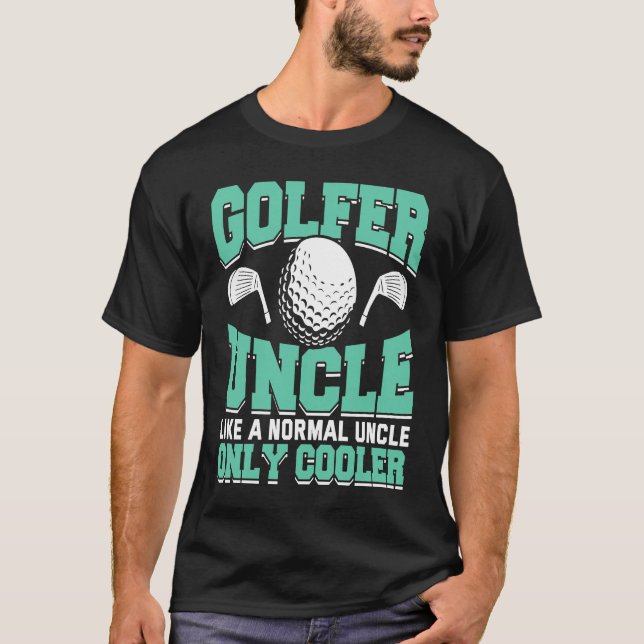 T-shirt Joueur de golf entraîneur Golfeur oncle 1 (Devant)