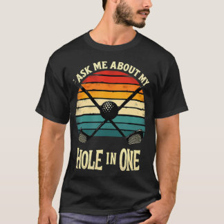 T-shirt Joueur de Golf Rétro Demande Moi À Propos De Mon T