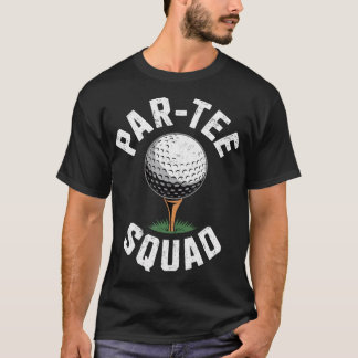 T-shirt Joueur de Golf Vintage Par- Équipe de Golf Golfeur