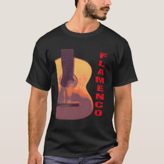 T-shirt Joueur de guitare acoustique espagnol Flaco