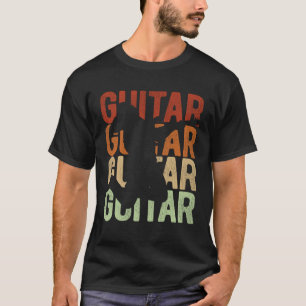 T-shirt Joueur de guitare acoustique pour un guitariste mu