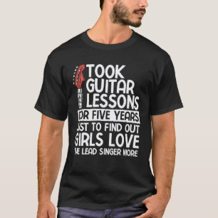T-shirt Joueur de guitare acoustique pour un guitariste mu