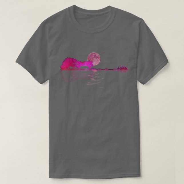 T-shirt Joueur de guitare acoustiqueGuitares Musicien acou (Design devant)