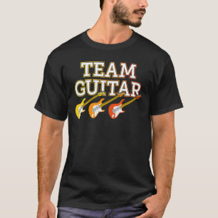 T-shirt Joueur de guitare électrique Team Guitar love musi