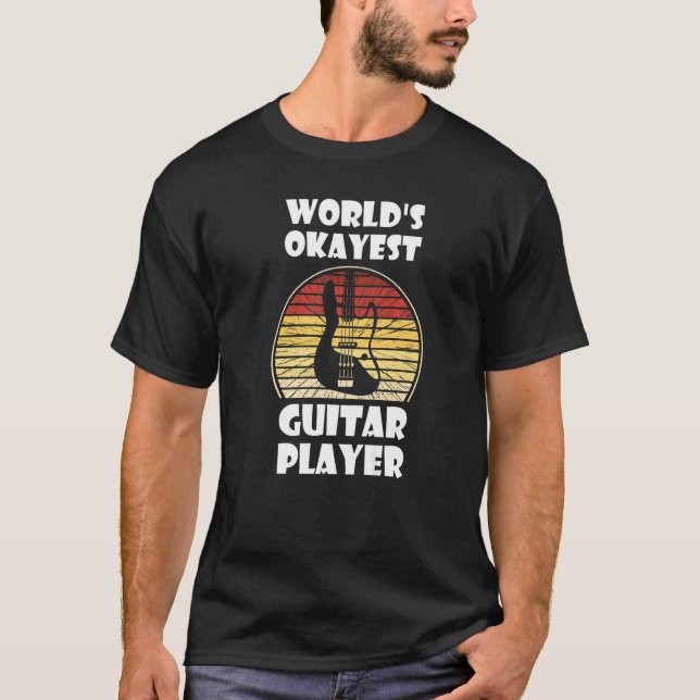 T-shirt Joueur de guitare le plus moyen du monde  1 (Devant)